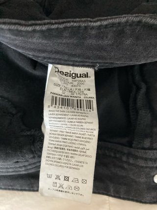 Pantalón Desigual Jegging Fit Negro Talla 32
