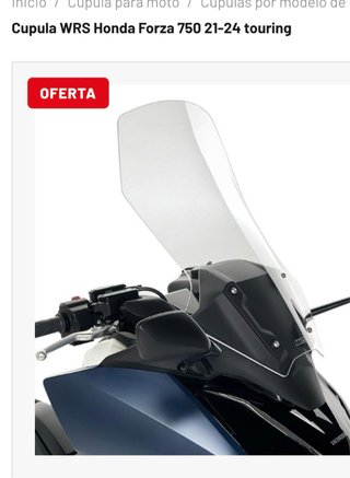 Cupula WRS Honda Forza 750 Touring