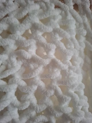Jersey tejido blanco talla única