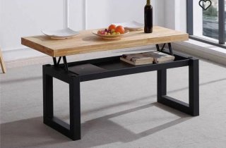 Mesa elevable roble 120cm x60x 50cm...