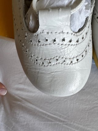 Zapatos Blancos Unisex Talla 26