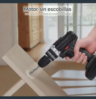 Taladro Atornillador Inalámbrico (2 Baterías)