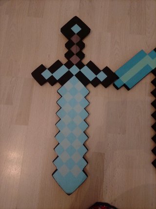 Pico y Espada Minecraft Diamante