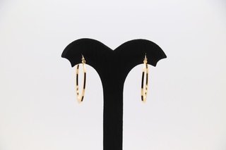 PENDIENTES ARO GRECA. Oro 18k.
