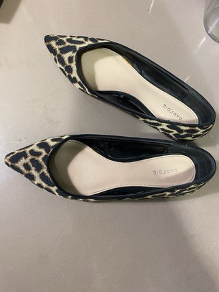 Bailarinas Parfois estampado leopardo T36.