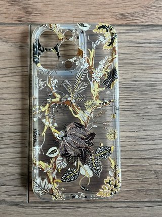 Cover TPU Trasparente Floreale per Apple iPhone X/XS