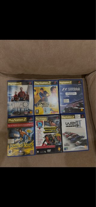 Lote 6 Juegos PS2: Tifó, PES, F1, Prince of Persia