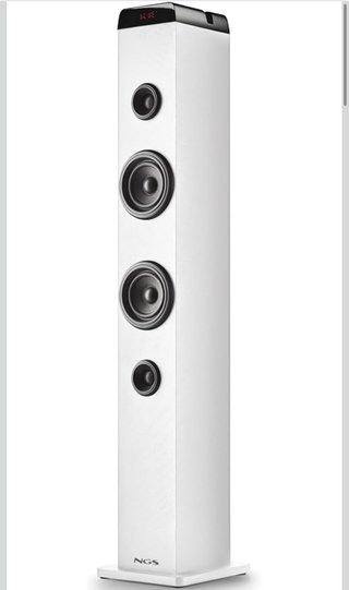 Torre de Sonido NGS Blanca y Negra