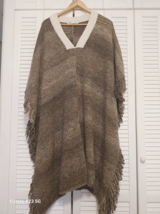 Poncho Zara de Punto