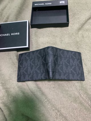 Cartera Michael Kors Slim Billford negra de hombre