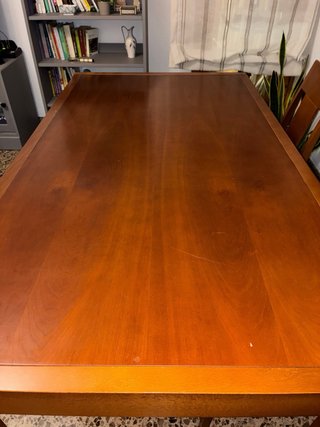 Mesa de Comedor Madera Nogal Maciza