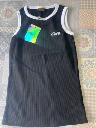 Camiseta tirantes Corteiz negra