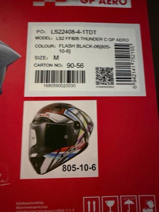 Casco LS2 FF806 Thunder GP Aero Carbon