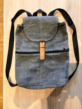 Mochila de Tela Hecha a Mano