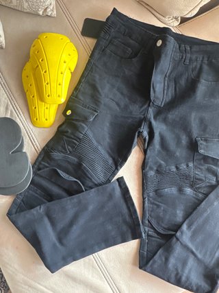 Pantalones Moto Negro Talla M