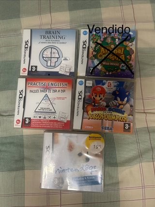 Lote de 5 Juegos para Nintendo DS