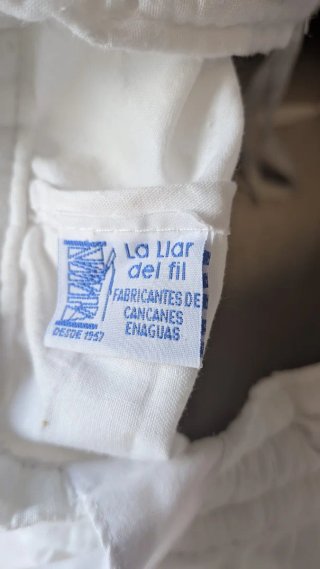 Cancán niña LA LLAR DEL FIL blanco