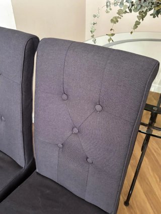 Set de 4 Sillas de Comedor Tapizadas
