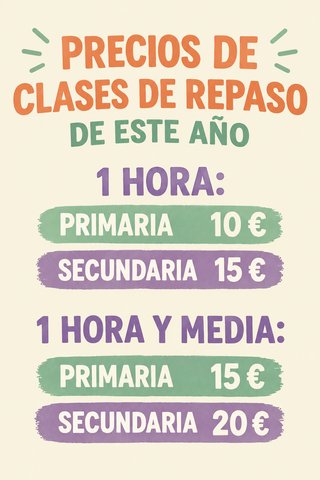 Clases particulares de repaso