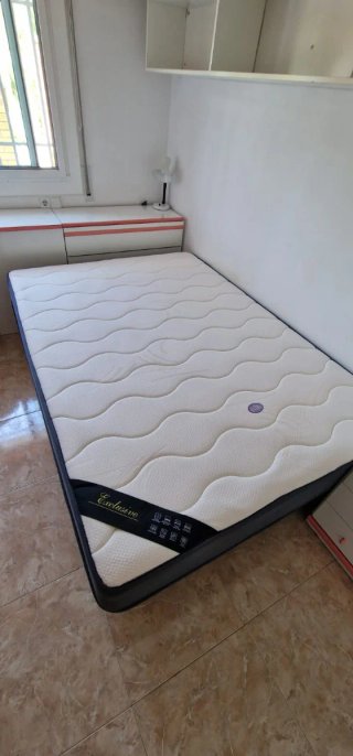 Base y Colchón Viscoelástico 200x135cm