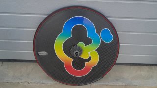 Rueda Lenticular de carbono para bicicleta de Cron