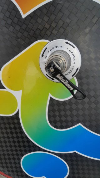 Rueda Lenticular de carbono para bicicleta de Cron