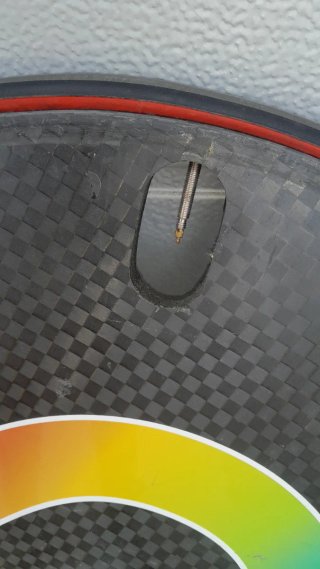 Rueda Lenticular de carbono para bicicleta de Cron