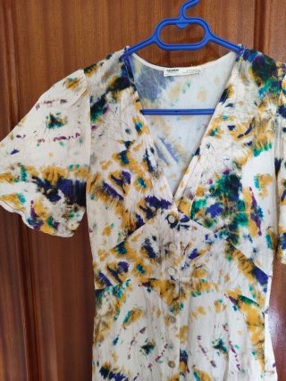 Vestido Pull & Bear Multicolor Usado pocas veces.