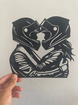 Figura Decorativa Pared Moteros