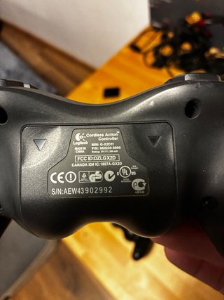 Mandos Inalámbricos Logitech Cordless Action ps2