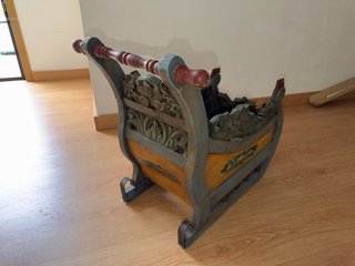 Trineo de Madera Antiguo Vintage