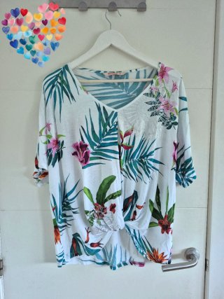 Camiseta Desigual Estampada Talla M