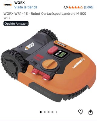 Cortacésped WORX Landroid M500 WR141E PARA PIEZAS
