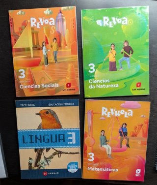 Libros de texto 3° Primaria. A estrenar.