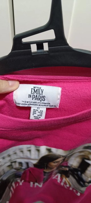Sudadera Emily in Paris Rosa Talla Única