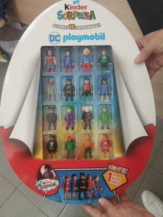 Kinder Sorpresa DC Comics Playmobil Personaggi