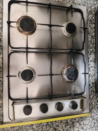 Encimera de gas 4 fuegos