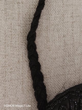 Bolso pedrería vintage negro
