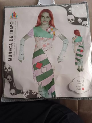 Disfraz Muñeca de Trapo Halloween