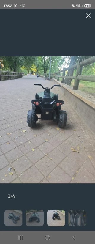 Quad eléctrico Feber 12V para niños