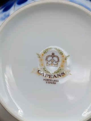 Tibor porcelana española