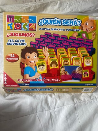 Juego de mesa ¿Quién será?