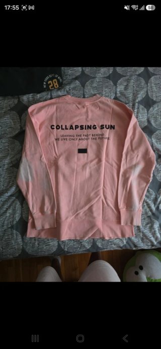Sudadera Rosa Zara