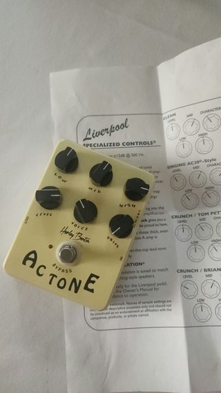 Pedal Guitarra Harley Benton Actone Liverpool