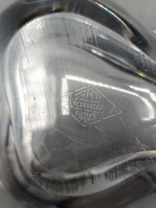Cenicero o cuenco cristal francés Vannes