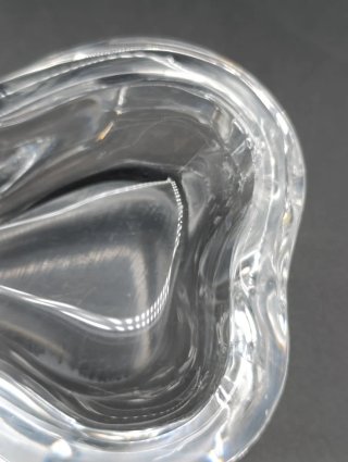 Cenicero o cuenco cristal francés Vannes