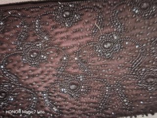 Cartera de mano vintage pedrería