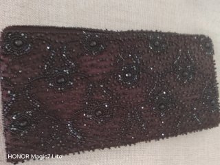 Cartera de mano vintage pedrería