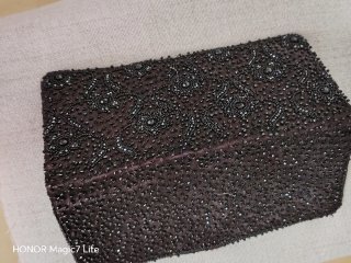Cartera de mano vintage pedrería