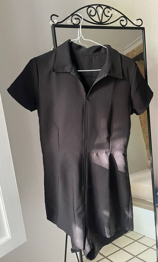 Mono negro corto mujer Catsuit (short) Talla s/m